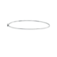 Pulseira Rígida em Ouro Branco 18k