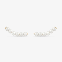 Brinco Pérlolas em Ouro Amarelo 18k
