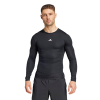 Camiseta Masculina adidas Manga Longa Techfit