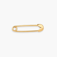 Alfinete Infantil em Ouro Amarelo 18k - 17mm