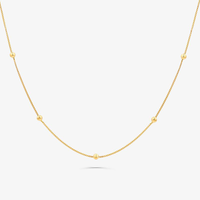 Colar Esfera em Ouro Amarelo 18k - 55 cm