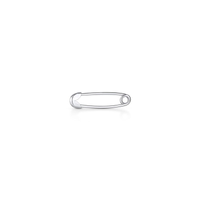 Alfinete Infantil em Ouro Branco 18k - 17mm