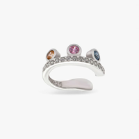 Piercing Cravejado em Prata 925