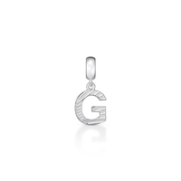 Charm Letra G em Prata 925