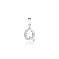 Charm Letra Q em Prata 925