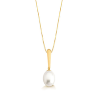 Pingente com Pérola em Ouro Amarelo 18k