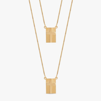 Escapulário Cruz em Ouro Amarelo 18k