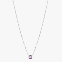 Colar com Ametista em Prata 925