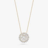 Pingente com Diamantes em Ouro Amarelo 18k - 10 mm