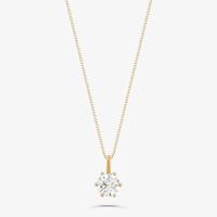 Pingente em Ouro Amarelo com 40 Pontos de Diamantes