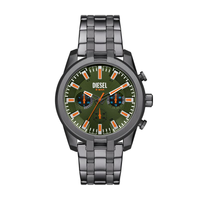 Relógio Diesel Masculino Mini Split em Aço Grafite DZ4624B1