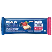Barra de Proteína Power Protein Crisp Max Titanium Frutas Vermelhas 60g