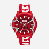 Relógio Diesel Masculino Griffed Vermelho DZ4620B1