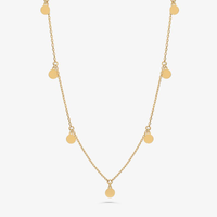 Colar Discos Articulados em Ouro Amarelo 18k