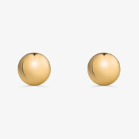 Brinco Esfera em Ouro Amarelo 18k - 10 mm