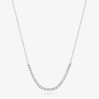 Colar Riviera com Diamantes em Ouro Branco 18k