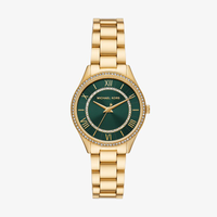 Relógio Michael Kors Lauryn Feminino em Aço Dourado com Cristais MK4737