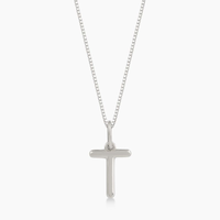 Pingente Letra T em Ouro Branco 18K