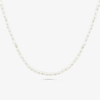 Colar de Pérolas Com Ouro Amarelo 18k - 120 cm