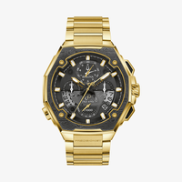 Relógio Bulova Precisionist Series X Masculino em Aço Dourado 98B429