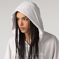 Blusão adidas Essentials tres Listras com Ziper e Capuz - Feminino