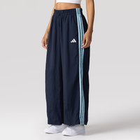 Calça adidas Paraquedas Malha Três Listras Feminina
