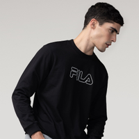 Blusão Fila LS Letter Outline Light Masculino