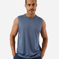 Regata Fitness Machão Masculina Azul