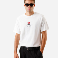 Camiseta masculina relaxed fit racing destiny for greatness off white