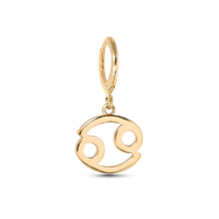 Berloque Signos Dourado Cancer TU