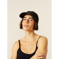 Viseira Fitness Com Elástico Regulável Preto TU