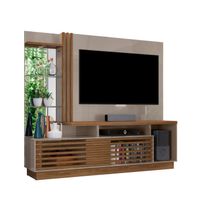 Estante Para Home Theater E Tv Até 60 Polegadas Frizz Fendi E Naturale