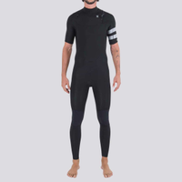 Long John Hurley Advantage 2/2MM Full Suit Manga Curta Preto