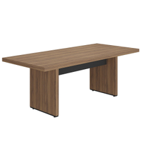 Mesa para Escritório para Reunião Grande Nogal/Preto