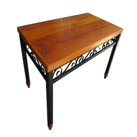 Mesa Avery em Madeira e Ferro - Cód 2525
