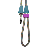 Guia Corda com Ajuste de Punho 120cm Zaylo Cinza Mix - Único
