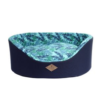 Cama Europa Folhagem Bichinho Chic Azul