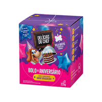 Bolo de Aniversário Delícias do Chef Brigadeiro - 235g