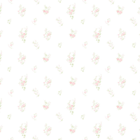 Papel De Parede Floral Branco E Rosa 3350 + Cola Grátis