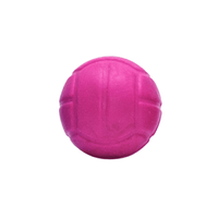 Bola Borracha Maciça Mini Tudo Pet Rosa - 75 mm