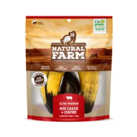 Petisco Casco e Chifre Bovino Natural Farm - 378 g