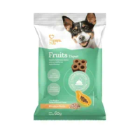 Petisco Fruits Pets Digest Mamão e Aveia Cães Adultos Papaya Pets - 60 g