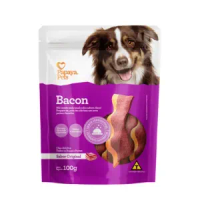 Petisco Bacon Cães Adultos Papaya Pets - 100 g