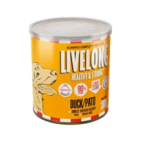 Ração Úmida Natural para Cães Livelong Sensitive Pato - 300 g