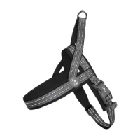 Peitoral Refletivo para Cães Vario Neoprene Doco Cinza