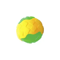 Brinquedo Bola Tex Pets Verde e Amarela - Único