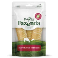 Petisco Origem Natural Fazenda Traqueia Bovina - 3 unidades