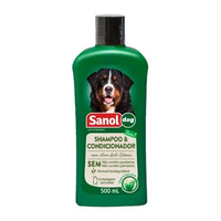 Shampoo e Condicionador 2 em 1 para Cães Sanol - 500ml