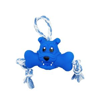 Brinquedo Mordedor Com Corda Cão Animania Azul - Único