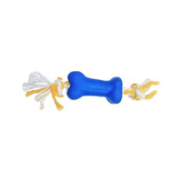 Brinquedo Osso Baby Com Corda Animania Azul - Único